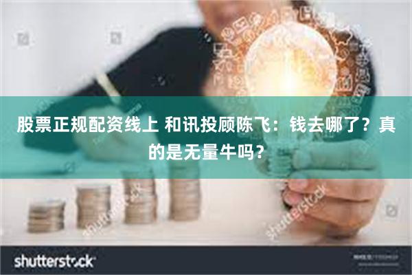 股票正规配资线上 和讯投顾陈飞：钱去哪了？真的是无量牛吗？