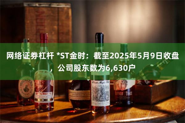 网络证劵杠杆 *ST金时：截至2025年5月9日收盘，公司股东数为6,630户