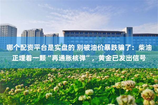 哪个配资平台是实盘的 别被油价暴跌骗了：柴油正埋着一颗“再通胀核弹”，黄金已发出信号