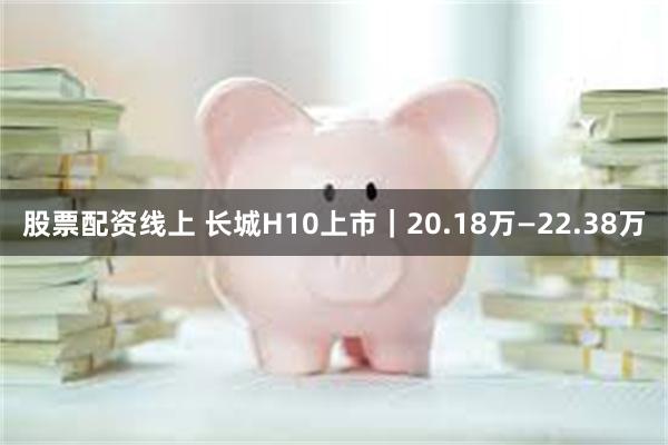 股票配资线上 长城H10上市｜20.18万—22.38万
