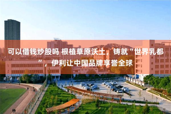 可以借钱炒股吗 根植草原沃土，铸就“世界乳都”，伊利让中国品牌享誉全球